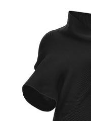 Issey Miyake Black Polyester Midi Dress - 2