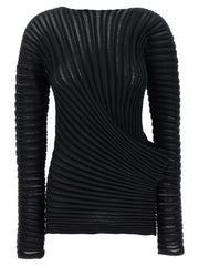 Issey Miyake Black Polyester Shirt - 2