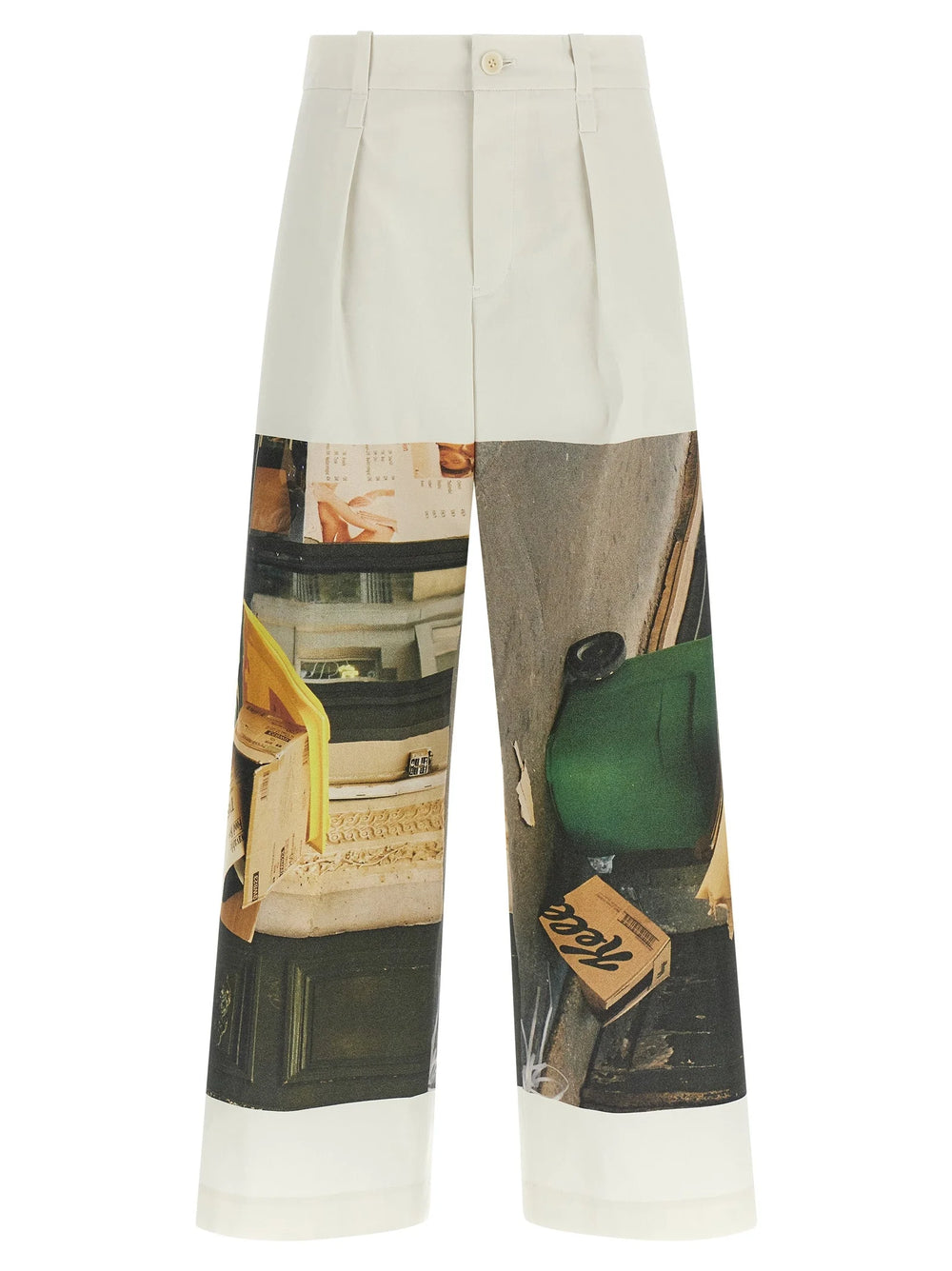 Issey Miyake White Polyamide Casual Pants - 2
