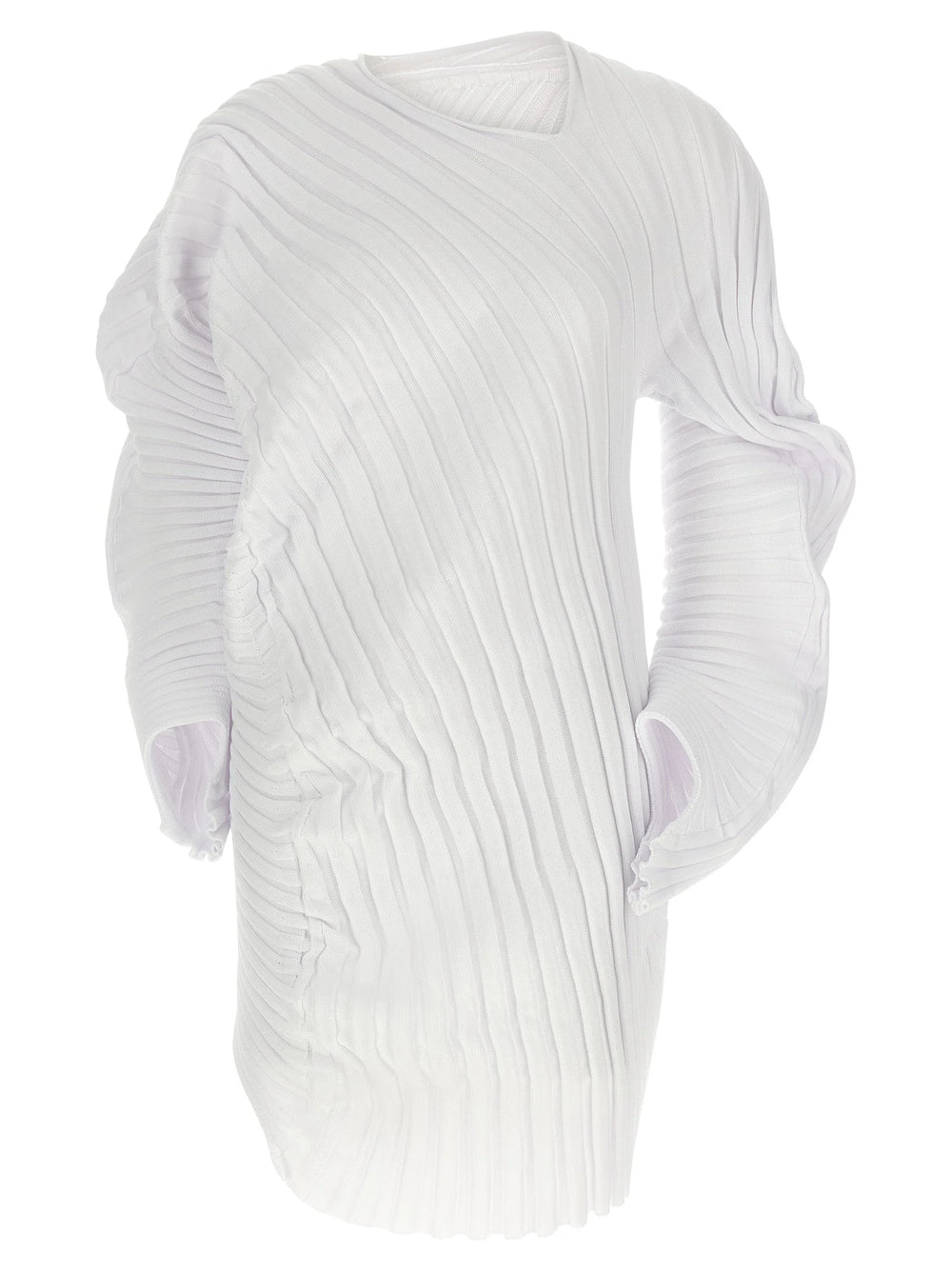 Issey Miyake White Polyester Casual Dress - 2