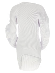 Issey Miyake White Polyester Casual Dress - 2