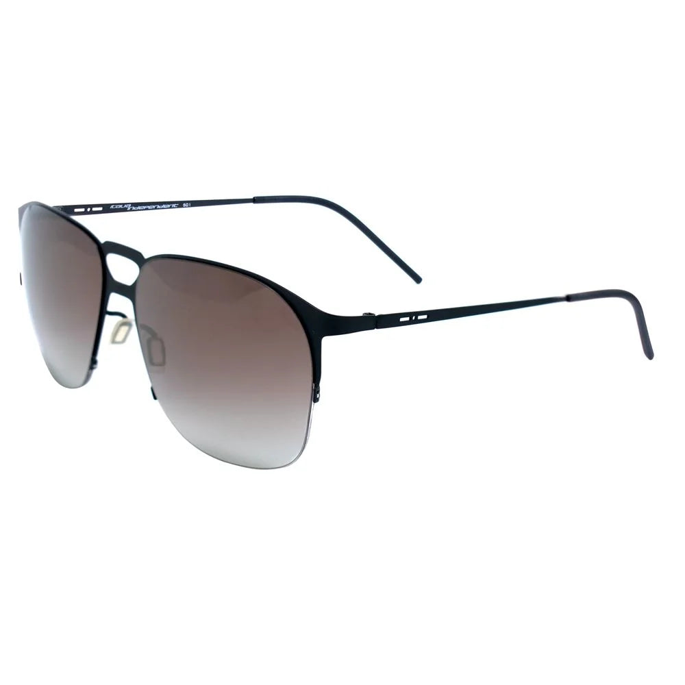 Italia Independent Black Metal Sunglasses - Sunglasses