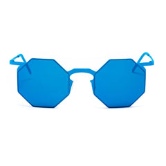 Italia Independent Blue Metal Sunglasses - Sunglasses