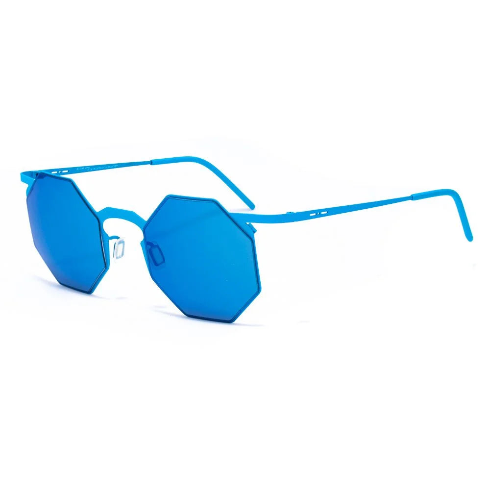 Italia Independent Blue Metal Sunglasses - Sunglasses