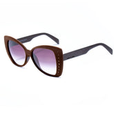 Italia Independent Brown Acetate Sunglasses
