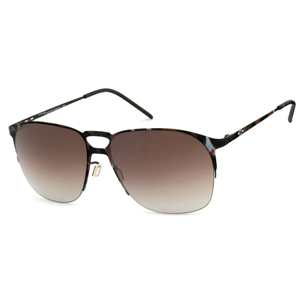 Italia Independent Brown Metal Sunglasses - Sunglasses