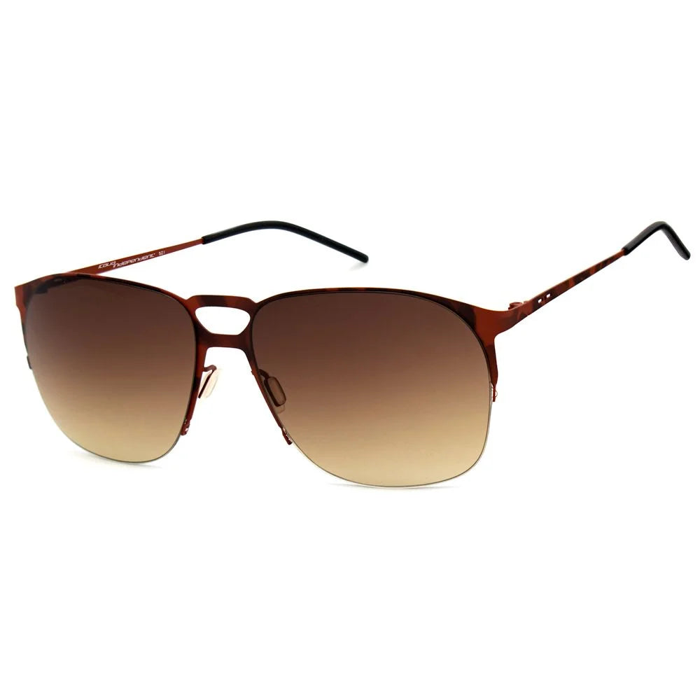 Italia Independent Brown Metal Sunglasses - Sunglasses