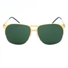 Italia Independent Gold Metal Sunglasses - Sunglasses