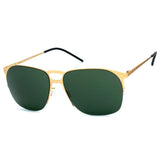 Italia Independent Gold Metal Sunglasses - Sunglasses