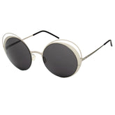 Italia Independent Gray Metal Sunglasses