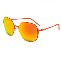 Italia Independent Red Metal Sunglasses - Sunglasses