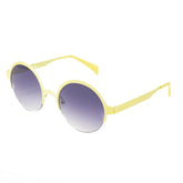 Italia Independent Yellow Metal Sunglasses - Sunglasses