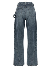 J.W.Anderson Blue Cotton Jeans Denim
