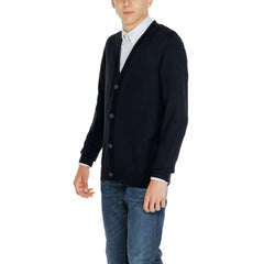 Jack Jones Black Cotton Cardigan - IT48 | L - Cardigans