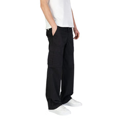 Jack Jones Black Cotton Pant - Cargo Pants