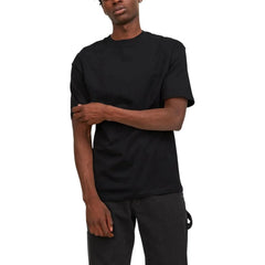 Jack Jones Black Cotton T-Shirt - T-Shirts