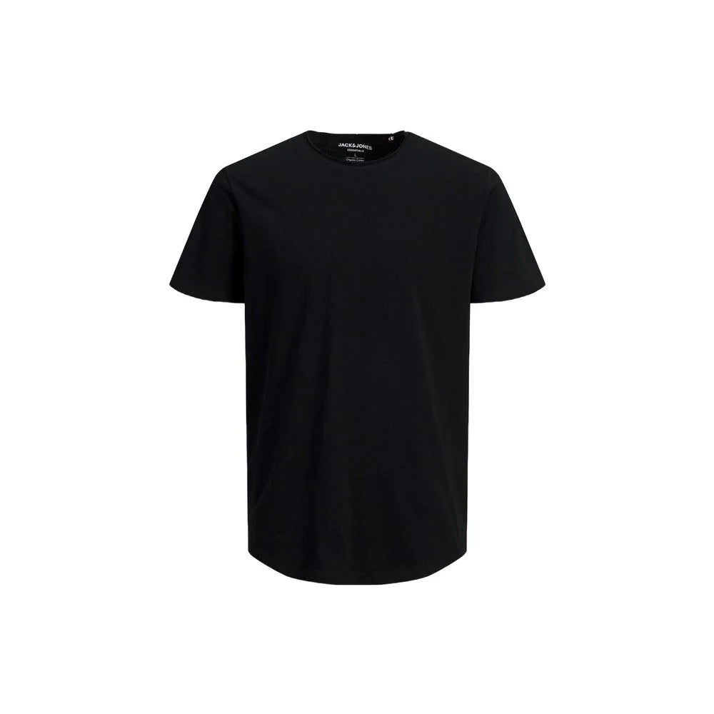 Jack Jones Black Organic Cotton T-Shirt - T-Shirts
