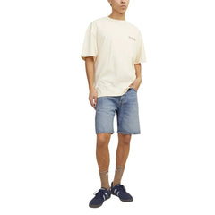 Jack Jones Blue Cotton Bermuda - Bermudas