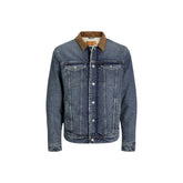 Jack Jones Blue Cotton Jackets & Coat - IT48 | L - Trucker Jackets