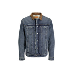 Jack Jones Blue Cotton Jackets & Coat - IT48 | L - Trucker Jackets