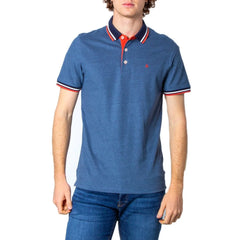 Jack Jones Blue Cotton Polo Shirt - IT44 | S - Polos