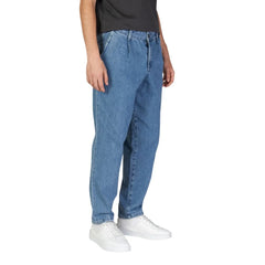 Jack Jones Blue Cotton Relaxed Fit Jean - Jeans