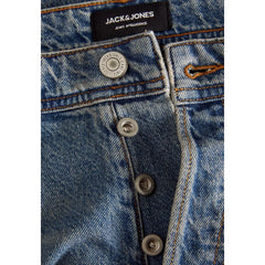 Jack Jones Blue Cotton Relaxed Fit Jean - Jeans
