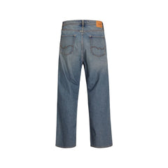 Jack Jones Blue Cotton Relaxed Fit Jean - Jeans