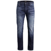 Jack Jones Blue Cotton Relaxed Fit Jean - Jeans