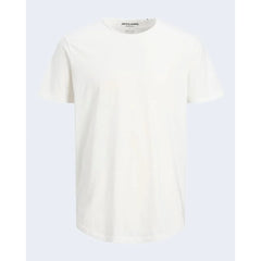 Jack Jones Cream Organic Cotton T-Shirt - T-Shirts