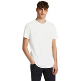Jack Jones Cream Organic Cotton T-Shirt - T-Shirts