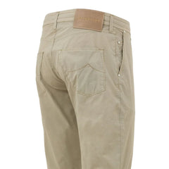 Jacob Cohen Beige Cotton Casual Pant - Trousers