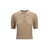 Jacob Cohen Beige Cotton Polo Shirt