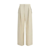 Jacob Cohen Beige Viscose Casual Pants - IT38 | S