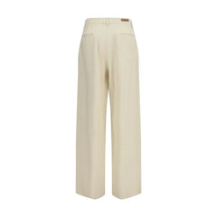 Jacob Cohen Beige Viscose Casual Bukser - IT38 | S