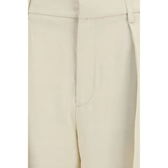 Jacob Cohen Beige Viscose Casual Bukser - IT38 | S