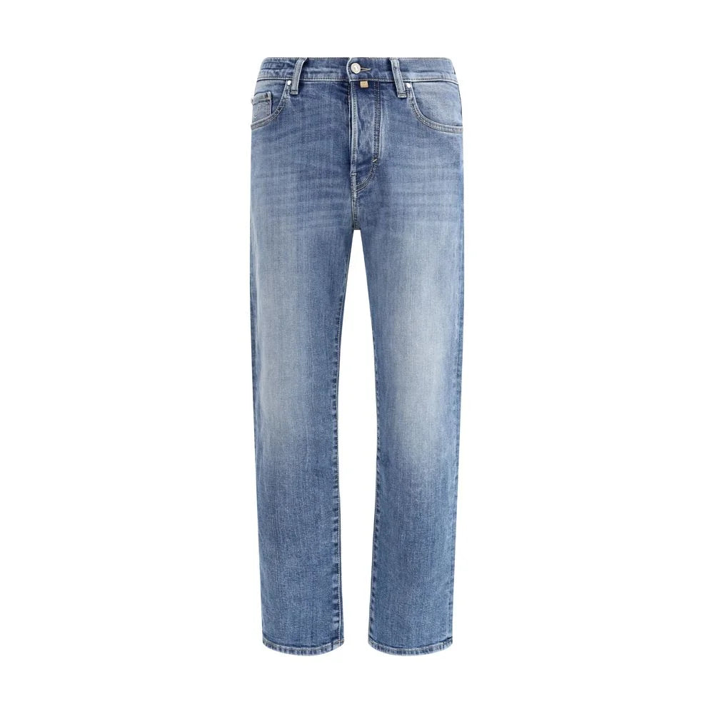 Jacob Cohen Blue Cotton Relaxed Fit Jeans - W32