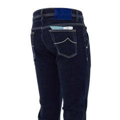 Jacob Cohen Blue Cotton Skinny Jean - W30
