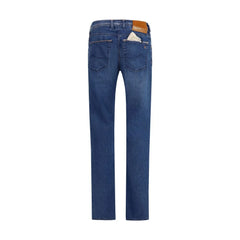 Jacob Cohen Blue Cotton Slim Fit Jeans - 34