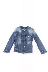 Jacob Cohen Blue Cotton Women Jacket - Trucker Jackets