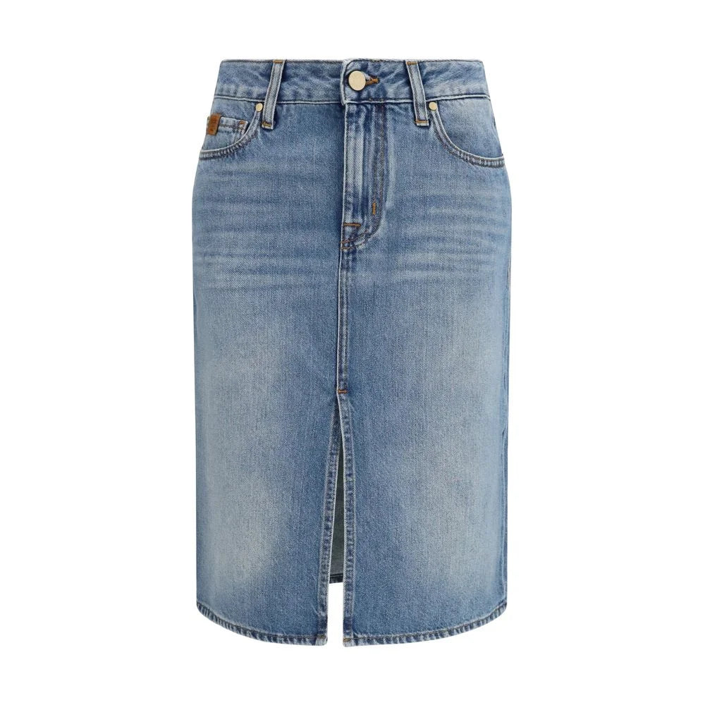 Jacob Cohen Blue Denim Skirt - IT44 | L