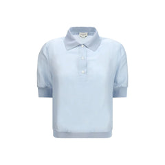 Jacob Cohen Blue Wool Oves Aries Shortsleeve Shirt