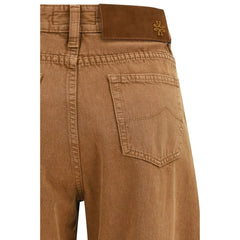 Jacob Cohen Brown Cotton Relaxed Fit Jeans - W25