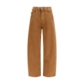 Jacob Cohen Brown Cotton Relaxed Fit Jeans - W25