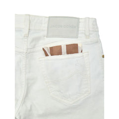 Jacob Cohen White Cotton Skinny Jean - Jeans