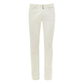 Jacob Cohen White Cotton Skinny Jean - Jeans
