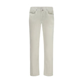 Jacob Cohen White Cotton Slim Fit Jeans