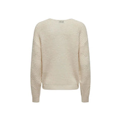 Jacqueline De Yong Cream Marabou Sweater - IT38|XS - Sweaters