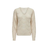 Jacqueline De Yong Cream Marabou Sweater - IT38|XS - Sweaters