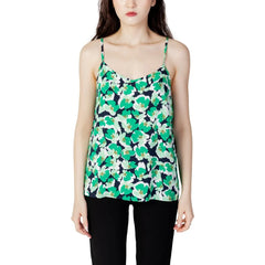 Jacqueline De Yong Green Cotton Tank Top - IT38|XS - Tank Tops